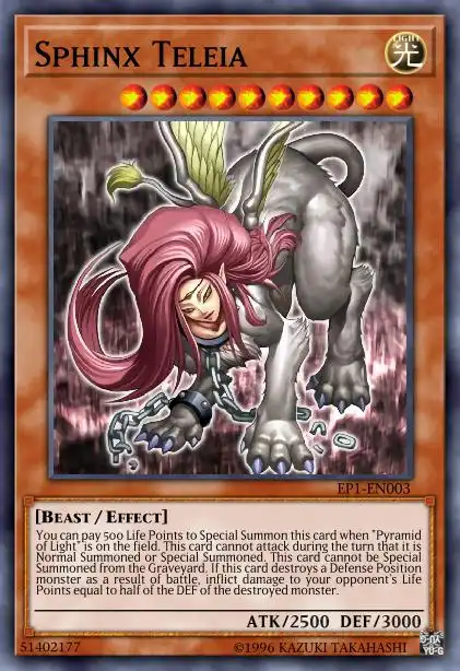 Edison Rulings for Sphinx Teleia